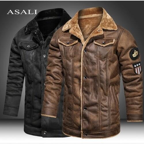 Мужские куртки из овчины ASALI China At AliExpress