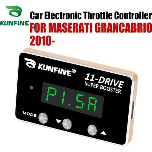 KUNFINE Car Electronic Throttle Controller Racing Accelerator Potent Booster For MASERATI GRANCABRIO 2010-After Tuning Parts