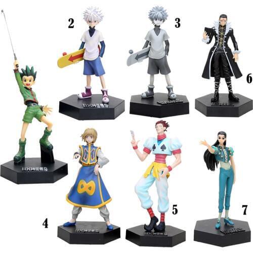 16cm-22cm Anime Hunter x Hunter Kulolo Lushilufelu Curarpikt Hyskoa Gon Freecss Killua Zoldyck Action Figure Model Toy