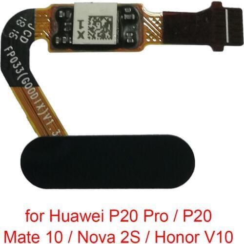 For Huawei Ascend Mate 7/P20 Pro / P20 / Mate 10 / Nova 2S / Honor V10 Fingerprint Sensor Flex Cable