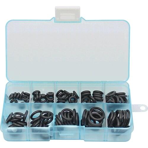 NBR O Ring Kit Assortment Thickness 1.5 / 1.9 / 2.4 / 3.1mm Nitrile Rubber Gasket Sealing Ring Set