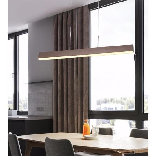 Creative Bar Dining Room Lighting Lamps Lanterns Simple Study Room Office Chandelier Post Modern Led Strip Restaurant Lighting