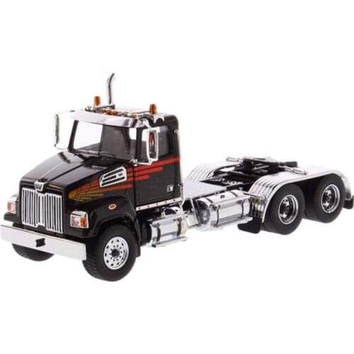 Diecast 1/50 Scale American Tractor Western Star Truck Trailer Model Static Display Adult Collection Alloy Toys for Boys