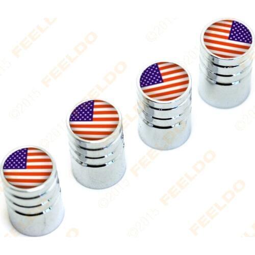 MOTOBOTS 4Pcs/set Car Universal Chrome Zinc Alloy Tire Valve Cap For Wholesale Mixed Logos Order #FD-1909