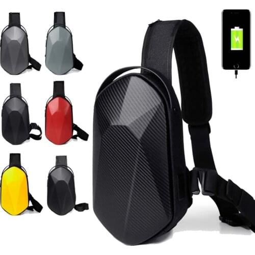 Chest Bag Multifunction Shoulder Bag Men Business Crossbody Bags USB Charging Bag Waterproof Messenger Bag Male Reflective Strip