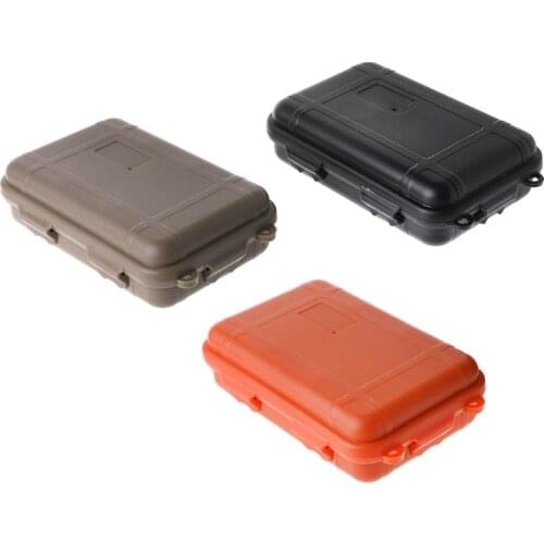 New Outdoor Shockproof Waterproof Tool Box Airtight Case EDC Travel Sealed Container