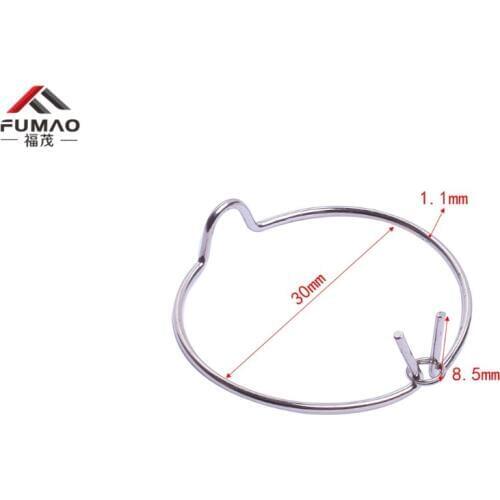 Manufacturer 50mm LAMP RETAINING SPRING CLIP RING MR11 MR16 GU10 SPOT LIGHT DOWNLIGHT