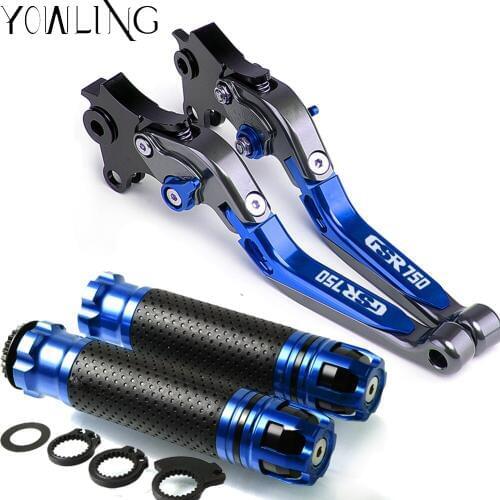 Motorcycle CNC Brake Clutch Levers Handlebar grip Handle Hand Bar Grips For SUUZKI GSR 750 GSR750 2011-2016 2012 2013 2014 2015