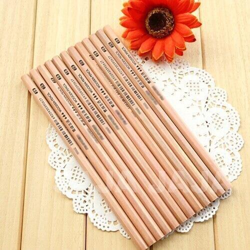 Vintage wooden pencils Simple stationery Length 7" pencil for writing Ofiice escolar School supplies (dd-1269)