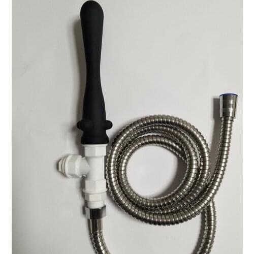 Wetips Silicone Enema Shower Ducha Anal Cleaner Constant Pressure Clistere Anale Enema Anal Temizleme Portable Hygienic Shower