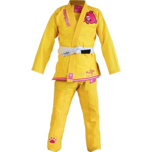 FLUORY Brazilian Jiu Jitsu Gis Bear embroidery for women