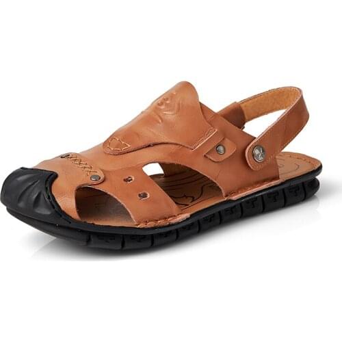 Slip samool platform sandal roman comfort rubber luxury genuine piel footwear leather breathable big gladiator shoe cuero for s