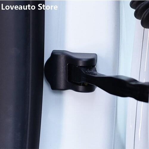 3D ABS Door Lock Protection Cover Door Lock Stopper Limiting Door Protector for Tesla Model 3 2021 2020 2019 2018 2017 2016