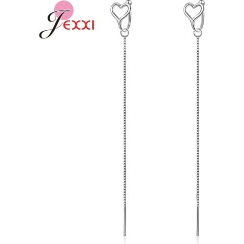 Sweet Wedding Engagement Gift Jewelry 925 Sterling Silver Cubic Zircon Opal Stones Disc Waterdrop Tear Drop Fish Charms Earrings