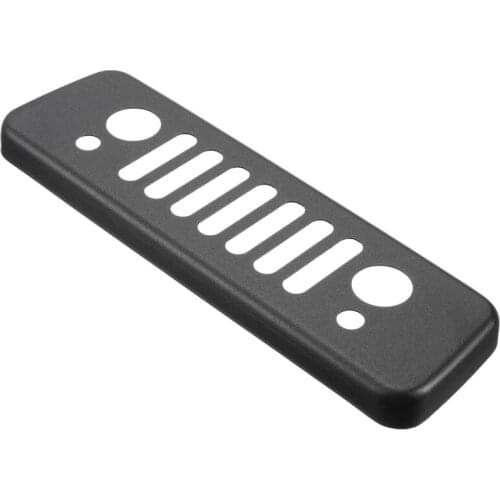 Aluminum Rear Brake Light Cover Grille Third Tail Light Cover Rear Lamp Protector For Jeep For Wrangler Jk 2007-2016 Black