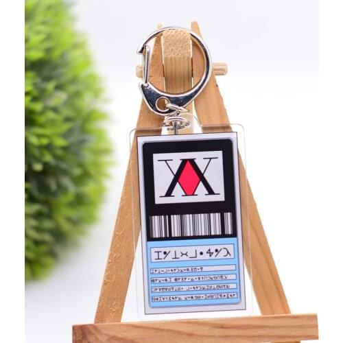 WL0990 HXH Hunter Keychain Acrylic Cartoon Keyring Accessories