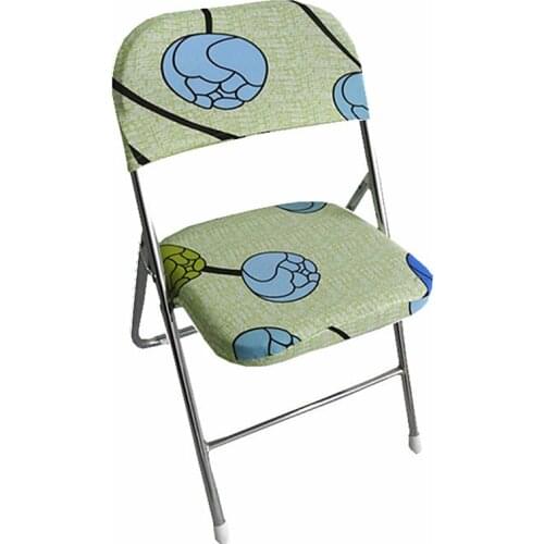 4Pcs/Lot Dining Chair Cover Stretch Office Chair Cover Folding Chair Slipcover with Strap Elastic Seat Covers for Computer Chair