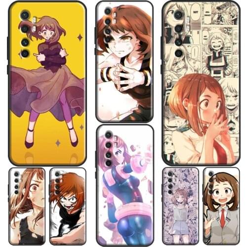 Ochako Uraraka My Hero Academia For POCO X3 Pro M3 F2 F3 Case For Xiaomi Mi 11 Ultra 9T 10T Pro A3 Mi Note 10 Lite Cover