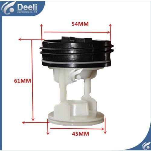 Washing machine parts drain pump filter waste water port plug for XQG60-601S MG52-8001 MG53-8031 WF-R1065S