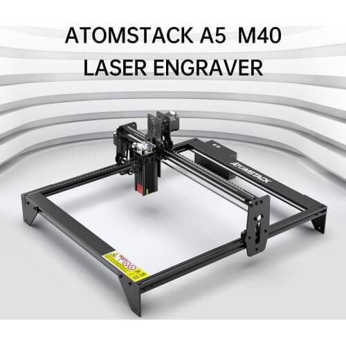 Engraver 40W ATOMSTACK A5 M40 Laser Engraving Machine Ultra-Fine Focal Area CNC Router Mini Cutter Wood Leather Metal Acrylic