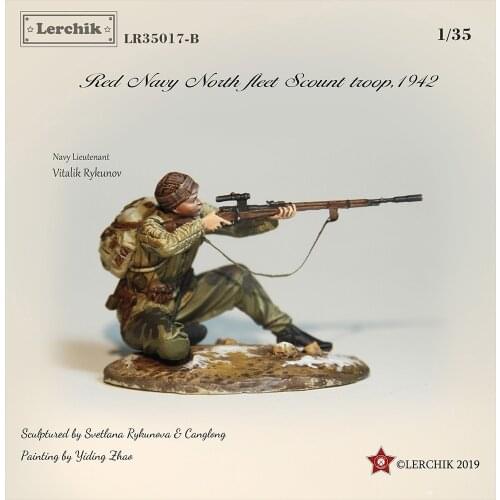 [Lerchik] LR35017B 1/35 Red Navy North Fleet Scount Troop 1942