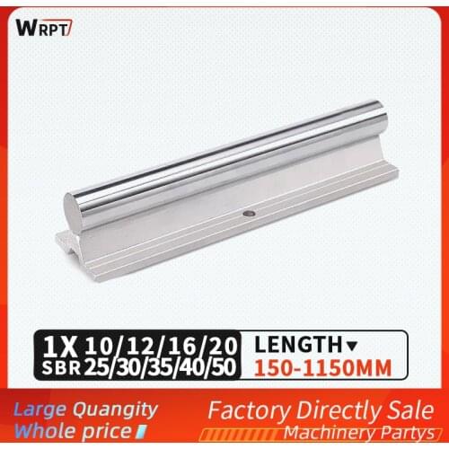 1PC SBR guide , SBR series 10/12/16/20/25/30/35/40/50, L-150mm-1150mm slide rail sliding table woodworking bearing cylindrical