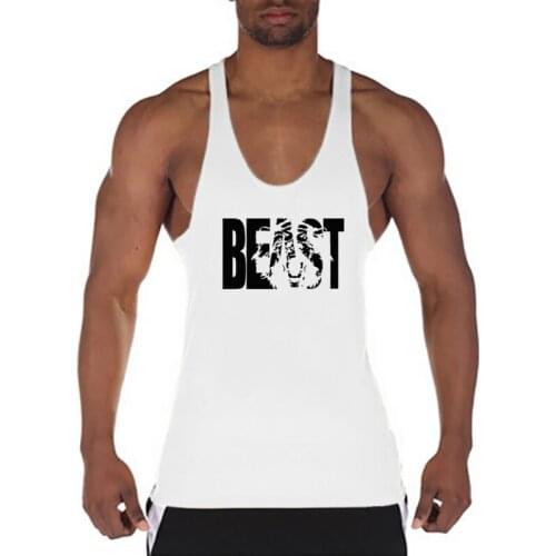 Brand Vest Singlets New Tank Tops Men Fashion Gym Casual Cotton Muscle Undershirt Clothing Bodybuilding Fitness Sleeveless Shirt