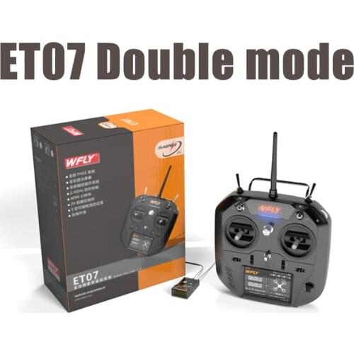 Original WFLY 10 Channel 2.4GHz RC Transmitter + WBUS / PWM Signal 10 Channel Receiver RF207S ET07 for Rc Airplane Boat Car