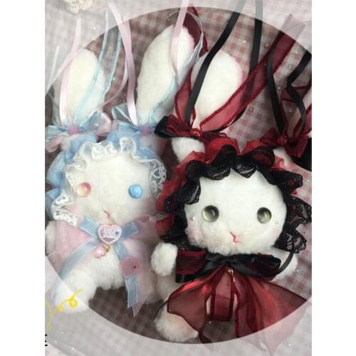 Original sweet Lolita elements loppy eared rabbit bag diablo backpack bag