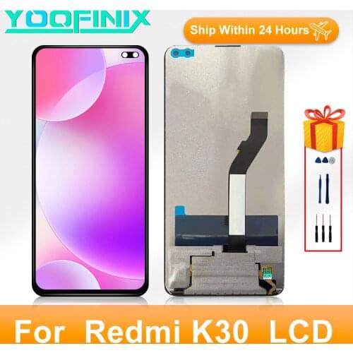 "6.67" Original For Xiaomi Redmi K30 Display LCD Touch Screen Digitizer Display Replacement Parts For M1912G7BE M1912G7BC LCD