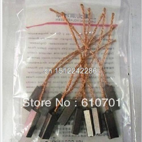 10pcs 4.5x6.5x15mm Electric Car Vehicle Generator Motor Carbon Brush for VW Bora Polo Sagitar Magotan Jetta etc Valeo Alternator