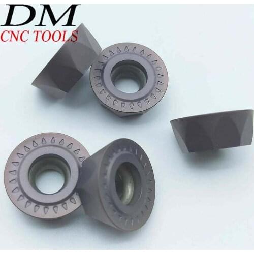 10pcs RPMT1606M0E-JS VP15TF/RPMT1204MOE-JS VP15TF R8/R6 CNC Lathe blade Cemented carbide Turning blade Milling blade
