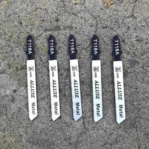 10Pcs/set Jig Saw Blades For Metal Working Fast Cutting Reciprocating 5-6 PRO TPI Power Tools For Fobosch Plastic Wood