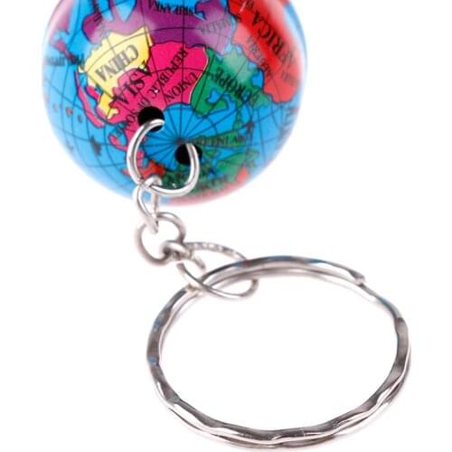 2 Stuks Handgemaakte Wereldkaart Planeet Aarde Geografie Sleutelhanger World Map Globe Sleutelhanger Auto Earth Globe Art Hanger