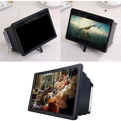 3d Magnifier Retractable Amplifier Mobile Phone Screen Hd Magnifier Universal Mobile Phone Bracket Telescopic Amplifier