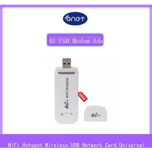 4G LTE 150Mbps USB Modem Adapter with WiFi Hotspot Wireless USB Network Card Universal White