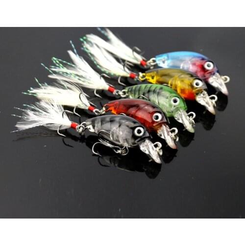50pcs Crankbait Fishing Lure 4.5CM 4G Fishing Wobbler Tackle Crankbait Isca Artificial Hard Bait Swimbait Wholesale