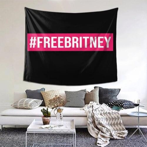 Free Britney Tapestry Famous star Tapestry Wall Bedspread kawaii Psychedelic Decor Blanket For Bedroom Dorm