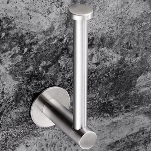 2 Pcs Toilet Paper Holder Stainless Steel Bathroom Tissue Holder Toilet Paper Dispenser Wall Mount Drilling version