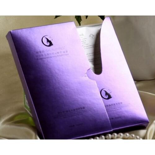 Custom Silver Stamping Design Extravagant Cardboard Box For Cosmetic Perfume Bottle Packaging ---PX11272