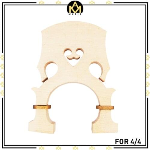Master Grade Adjustable 4/4 Full Size Double Bass Bridge Selected Natural Dried Maple Wood For Upright Bass