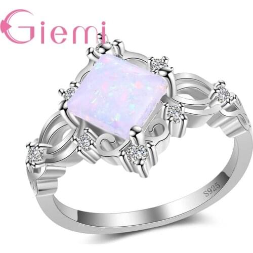 Brand Original Solid Silver Ring Women Jewelry CZ Zircon Engagement Wedding Rings For Wife Anniversary Best Finger Anel