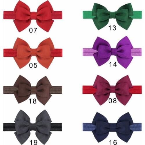 Baby Kids Girls Bow Hairband 8pcs/lot Headband Turban Knot Head Wraps Lovely Newborn Children Headwear Accessories bandeau bebe
