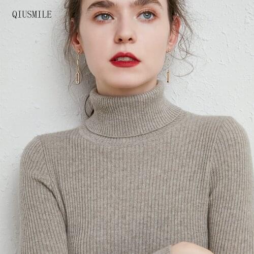 Qiusmile Women's Cashmere Pullovers