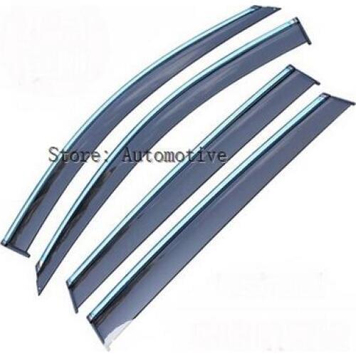 TOP Quality Rain Window Sun Visor Sunvisor Trim Exterior Windows Visor 4pcs For Skoda Yeti 2014 2015 2016