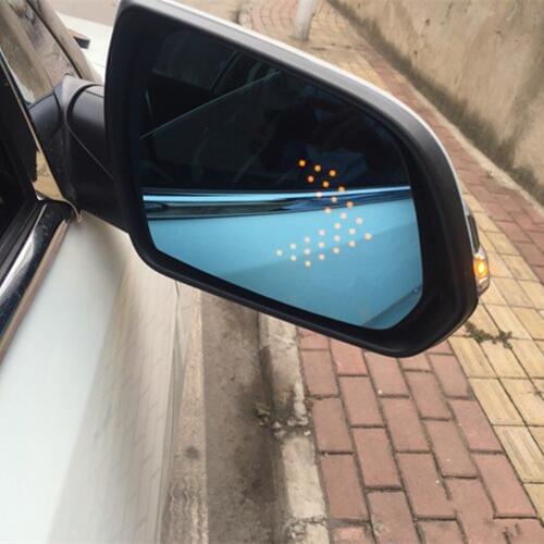 Brand New Power Heated Blue Wide Angle Sight Side Rear View Mirror Glasses For Hyundai Ix25