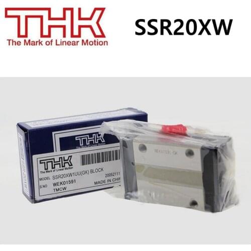 THK linear rail block slider SSR20 SSR20XW SSR20XWUU SSR20XWSS SSR20XW1UU SSR20XW1SS guide carriage bearing for Roland printer