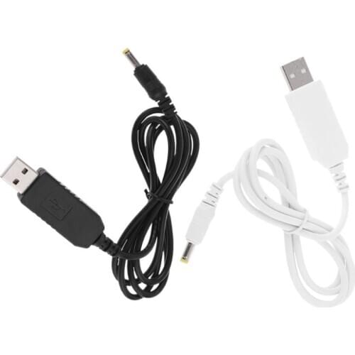 Universal USB 5V to 6V 4.0x1.7mm Step-Up Boost Converter Voltage Power Supply Cable for Electronic Blood Pressure Monitor 1m