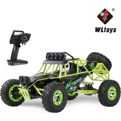 Wltoys 12428 1/12 RC Car 50km/h High Speed 2.4G 4WD Off Road Remote Control Car RC Rock Crawler Cross-country RC Truck Toys Kid
