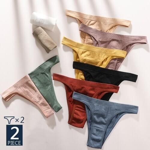 Panties Women Sexy Thongs Low Rise G-String Briefs Underpants Seamless Lingerie Fashion Intimate Female T-Back Panty Underwear